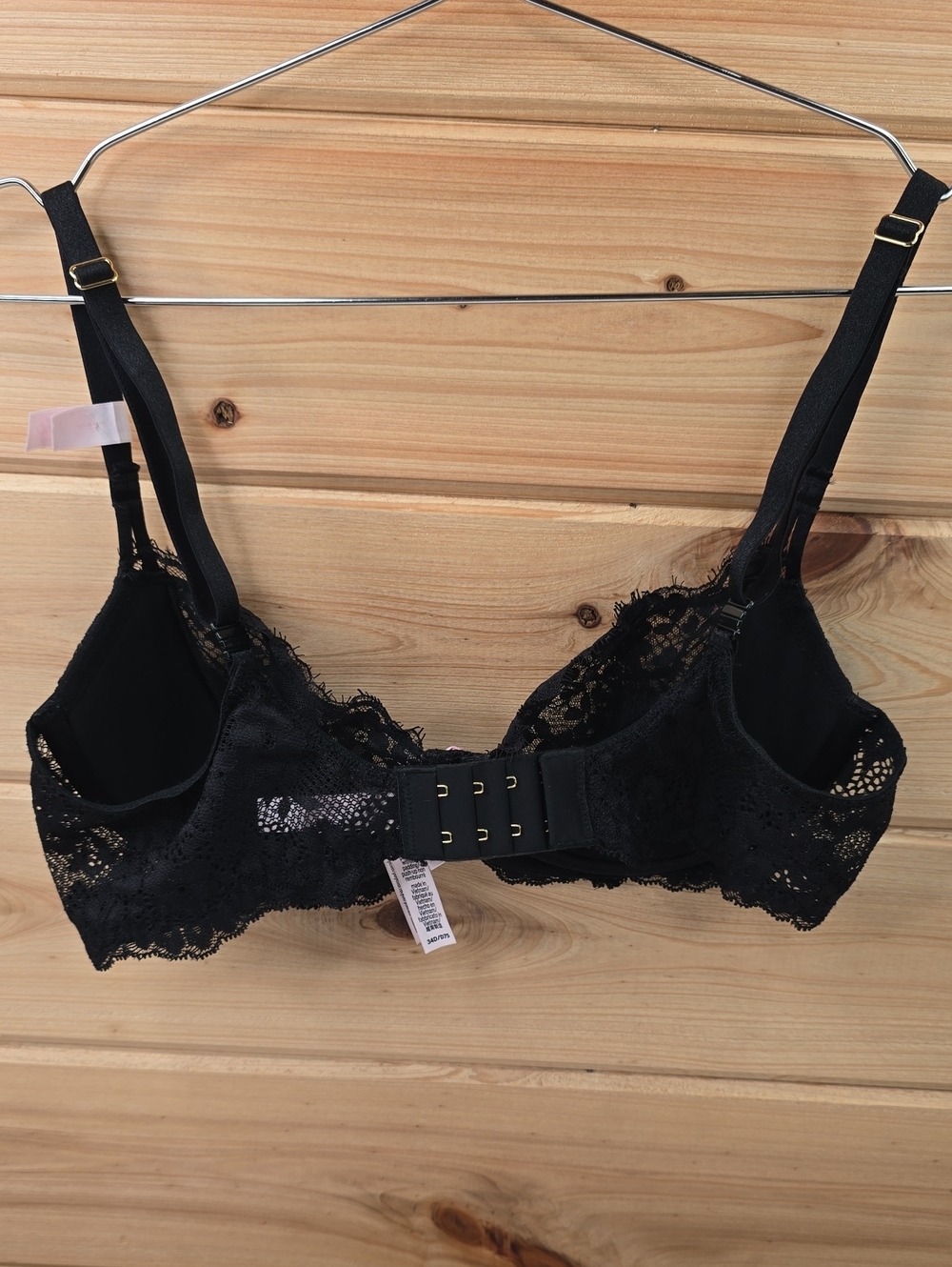 Victoria's Secret Dream Angels Wicked Unlined Lace Balconette Bra Sz 34DD - Picture 4 of 7
